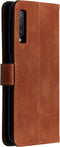 iMoshion Hoesje Geschikt voor Samsung Galaxy A7 (2018) Hoesje Met Pasjeshouder - iMoshion Luxe Bookcase - Bruin