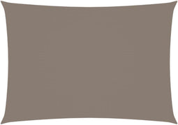 vidaXL - Zonnescherm - rechthoekig - 4x5 - m - oxford - stof - taupe