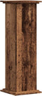vidaXL - Plantenstandaard - 33x33x100 - cm - bewerkt - hout - oud - houtkleurig
