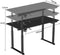 Bureau zit sta elektrisch verstelbaar - gaming bureau - 160x75 cm - zwart