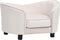 vidaXL - Hondenbank - 69x49x40 - cm - pluche - en - kunstleer - crèmekleurig