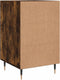 vidaXL - Nachtkastje - 40x40x66 - cm - bewerkt - hout - gerookt - eikenkleurig