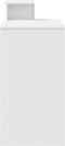 vidaXL - Bureau - Wit - 106x40x88,5 - cm - Gemaakt - uit - Geengineerd - Hout