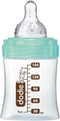 Dodie - Initiatiefles + glas 150ml Bird Green
