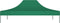 vidaXL - Partytentdak - 600D Oxford met PVC-coating - 4,5x3 m - groen
