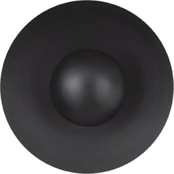 PTMD Evny Black iron wall lamp minimal double round