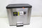 EKO - Essential 2 Recycler pedaalemmer 15+15 ltr, EKO - Stainless steel Polypropylene - mat RVS