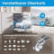 Midea SU 7.35X14BS - Vaatwasser 60 cm - 14 couverts - Hygiënische verzorging - Fluisteren en glas