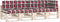 vidaXL - Palletkussens - 5 - st - ruitpatroon - stof - rood