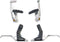 Alhonga Sidepull remset achter - zwart - betrouwbare prestaties - hangverpakking