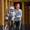 Urban Iki Fietsstoeltje - Voorzitje - 5-puntsgordel TÜV goedgekeurd - Sakura Pink/Kurumi Brown