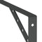 vidaXL - Plankdragers - 4 - st - 30x2,5x15,5 - cm - roestvrijstaal - zwart