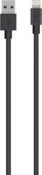 Belkin Boost Charge - Lightning naar USB-A Kabel - 3 Meter - Zwart