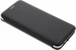 Hoesje Met Pasjeshouder Geschikt voor Samsung Galaxy S8 - Slim Folio Bookcase - Zwart