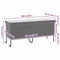 vidaXL - Tuinbox - met - wielen - 160x55x75 - cm - poly - rattan - zwart