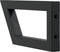 vidaXL - Wandbeugels - voor - wasbak - 2 - st - trapezium - staal - zwart