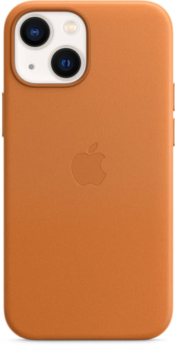 Apple MM0D3ZM/A - iPhone 13 mini - Leren hoesje met MagSafe - Goud