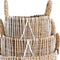 Safaary - Bazar Bizar Macrame Opbergmand Naturel Wit Large