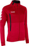 hummel Authentic Jacket FZ - Sportvest Dames - Opstaande kraag - Rood - Maat XL
