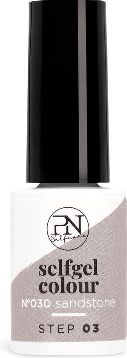 PN Selfcare 'N30 Sandstone' Gel Nagel Sandy Grijs - Vegan & Hema Vrij - Gel Nagellak met 21 Dagen Effect - Gellak voor LED Lamp - 6ml