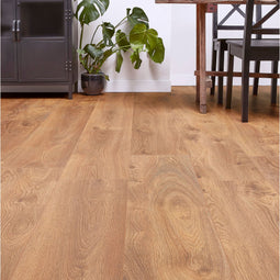 Bruynzeel - Laminaat Extra Breed - Waterbestendig 8mm 24,4cm Dapper Donkerbruin (6 lamellen)