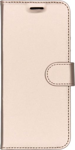Accezz Hoesje Geschikt voor Samsung Galaxy S8 Plus Hoesje Met Pasjeshouder - Accezz Wallet Softcase Bookcase - goud