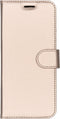 Accezz Hoesje Geschikt voor Samsung Galaxy S8 Plus Hoesje Met Pasjeshouder - Accezz Wallet Softcase Bookcase - goud