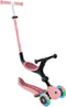 Globber Go up Active Lights - Meegroeistep - lichtgevende wielen - pastel roze