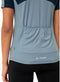 Vaude Matera FZ Tricot fietsshirt korte mouwen blauw dames