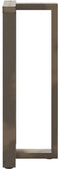 vidaXL - Bartafelpoten - 2 - st - T-vormig - 40x35x(100-101) - cm - staal - naturel