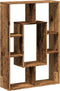 vidaXL - Boekenkast - 63x20x90 - cm - bewerkt - hout - oud - houtkleurig