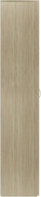 vidaXL - Schoenenkast - 80x35,5x180 - cm - bewerkt - hout - sonoma - eikenkleurig