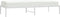 vidaXL - Bedframe - metaal - wit - 75 - x - 190 - cm