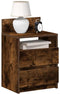 vidaXL - Nachtkastjes - 2 - st - met - 2 - lades - 40x33x60 - cm - gerookt - eikenkleurig