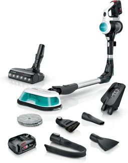 Bosch Unlimited 7 BCS712HYG5 - Steelstofzuiger met dweilfunctie - 40 minuten accuduur