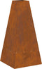 vidaXL - Vuurkorf - met - Houtopslag - 50x50x100 - cm - Weerbestendig - Staal