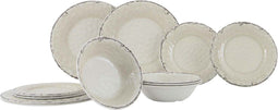 Gimex Stone Line - Servies - 12-Delig - Onbreekbaar en lichtgewicht - Sand (12 stuks)