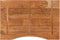 vidaXL - Bureaublad - rechthoekig - 100x60x2,5 - cm - massief - acaciahout