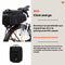 New Looxs ® Sports Trunkbag MIK - Bagagedragertas - Fietstas Enkel - Ingebouwde MIK-Adapter - Waterdicht door Regenhoes (inclusief) - Vergrootbaar tot 31 L - Zwart