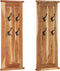 vidaXL - Kapstokken - 2 - st - 38x100 - cm - massief - acaciahout