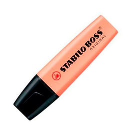 STABILO BOSS ORIGINAL Pastel - Markeerstift - Zacht Oranje - Markeren Met Pastelkleuren - Doos 10 Stuks