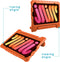 iMoshion Tablet Hoes Kinderen Geschikt voor iPad Mini 6 (2021) - iMoshion Kidsproof Backcover met handvat - Oranje