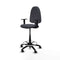 Piqueras y Crespo B1D01RN - Bureaustoel - Hoogteverstelbaar met armleuning - Donker grijs