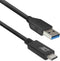 ACT AC7417 - USB 3.2 Gen1 A male - C male - 5Gbps - 2 meter Zwart