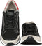 Guess Genova - Sneaker - Zwart/Rood - Maat 40