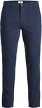 JACK & JONES - JJIMARCO JJBOWIE SA - Chinobroek - Slim fit - Navy (32/32)