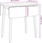 vidaXL - Eettafel - massief - hout - naturel - rubber