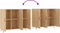 vidaXL - Dressoir - 90x34x80 - cm - bewerkt - hout - sonoma - eikenkleurig