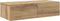vidaXL - Wandschap - met - lades - 60x26,5x15 - cm - bewerkt - hout - artisanaal - eiken
