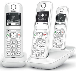 Gigaset AS690 - Desk Wireless Phone - 3 handsets - Wit (3 stuks)